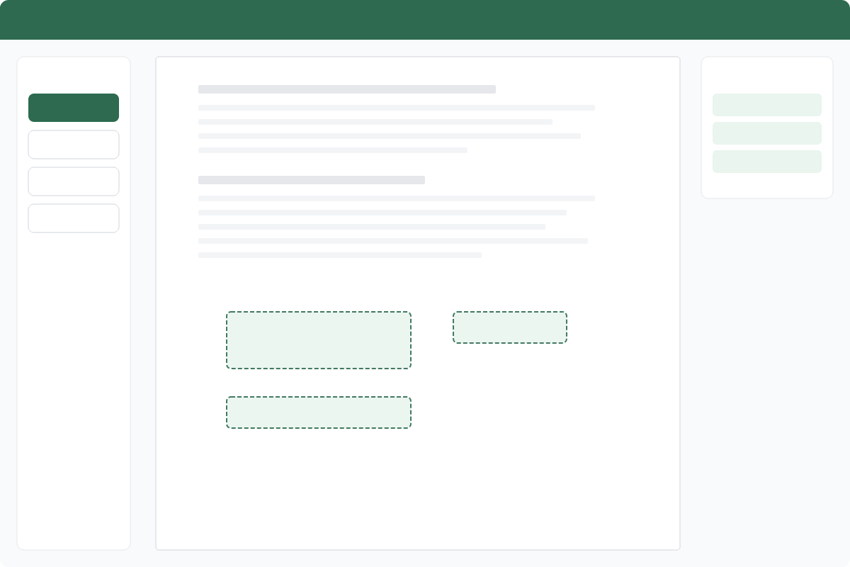 PDF document with signature field overlays being placed